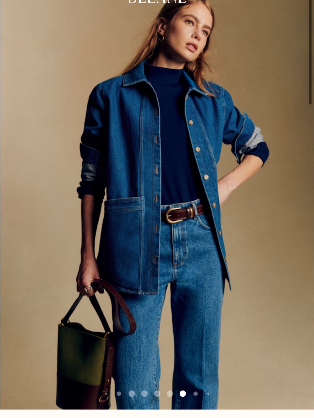 Sezane Denim Jacket SZ S